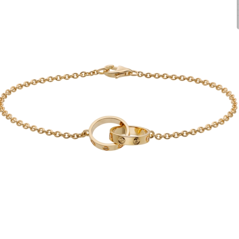 💕SOLD💕to Yen😍Cartier 18K YG Interlock Bracelet